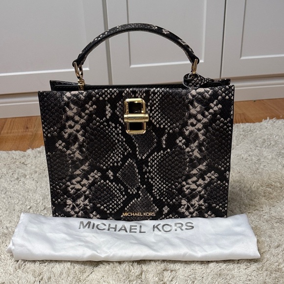 NWOT Michael Kors Penelope Top Handle Satchel - Picture 1 of 10